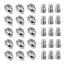 Kit Consumíveis Tocha Corte Plasma P80: 15 un. Bico - 15 un. Eletrodo Kit Consumíveis Tocha Corte Plasma P80: 15 un. Bico - 15 un. Eletrodo