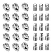 Kit Consumíveis Tocha Corte Plasma P80: 15 un. Bico - 15 un. Eletrodo Kit Consumíveis Tocha Corte Plasma P80: 15 un. Bico - 15 un. Eletrodo