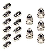 Kit Consumíveis Tocha Corte Plasma P80: 5 un. Bico - 10 un. Eletrodo Kit Consumíveis Tocha Corte Plasma P80: 5 un. Bico - 10 un. Eletrodo