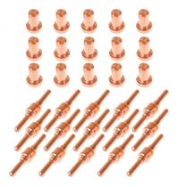 Kit Consumíveis Tocha Corte Plasma PT31: 15 un. Bico Longo. - 15 un. Eletrodo Longo