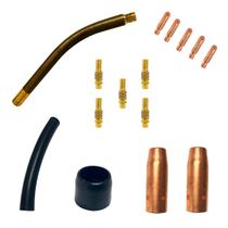 Kit Consumíveis Tocha Mig MB15 Bico 0,8mm Oximig