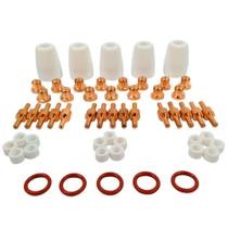 Kit Consumíveis Tocha Plasma Curto com 55 Peças V8 BRASIL