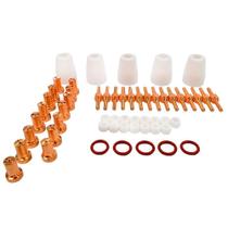 Kit Consumíveis Tocha Plasma Longo com 55 Peças V8 BRASIL