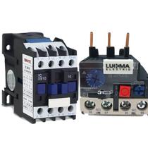 Kit contator cjx2-d0910 na 127v 60hz + relê térmico 5,5-8a
