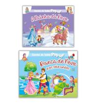 Kit:contos de fadas pop up - a rainha da neve + branca de neve - contos de fadas pop-up Kit:contos de fadas pop up - a rainha da neve + branca de neve - contos de fadas pop-up