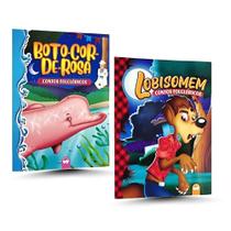 Kit Contos Folclóricos: Boto-Cor-de-Rosa e Lobisomem Kit Contos Folclóricos: Boto-Cor-de-Rosa e Lobisomem