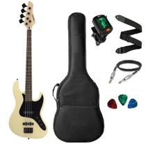 Kit Contra Baixo Passivo 4 Cordas Rockwave RJB4 Iv
