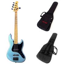 Kit Contrabaixo Tagima Woodstock TW73 5 Cordas LPB + Capa Kit Contrabaixo Tagima Woodstock TW73 5 Cordas LPB + Capa