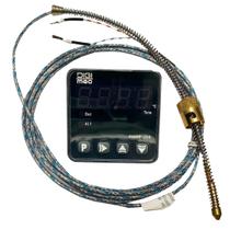 Kit controlador + termopar temperatura fhme 214 24/240 vca/vcc saida ssr - digimec Kit controlador + termopar temperatura fhme 214 24/240 vca/vcc saida ssr - digimec