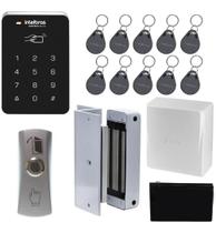 Kit Controle Acesso Intelbras Fechadura Automatiza Eletroímã