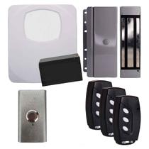 Kit Controle de acesso com Fechadura Eletroíma + Fonte Carregador Wifi + Botoeira