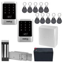 Kit Controle De Acesso Dois Leitor Externo Sa211 Intelbras