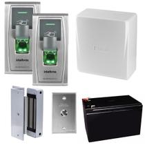 Kit Controle De Acesso Externo Biométrico 2 Ss311E Intelbras