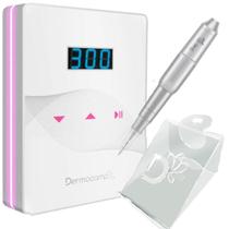 Kit Controle Digital Slim Sharp 300 Prata Dermocamp Led Rosa