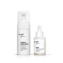 Kit controle - Espuma de Limpeza Facial 100ml + Sérum niacinamida 10% 30ml - E se Cosméticos Kit controle - Espuma de Limpeza Facial 100ml + Sérum niacinamida 10% 30ml - E se Cosméticos