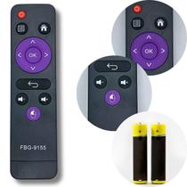 Kit Controle Recep Compatível C/TVBOX Android FBG-9155-Pilha - FBG Comercial Kit Controle Recep Compatível C/TVBOX Android FBG-9155-Pilha - FBG Comercial