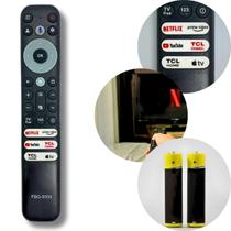 Kit Controle Remoto Compatível Com Smart Tvs Tcl - Pilha