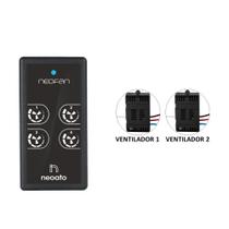 Kit Controle Remoto para Ventilador Parede - 2 Ventiladores - NeoFan3000 2V Kit Controle Remoto para Ventilador Parede - 2 Ventiladores - NeoFan3000 2V