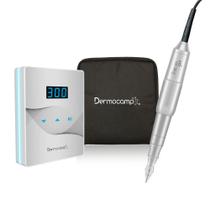 Kit Controle Slim Silver Com Dermografo Sharp 300 Pró Prata Dermocamp