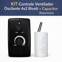 KIT Controle Ventilador Oscilante 4x2 Bivolt + Capacitor KIT Controle Ventilador Oscilante 4x2 Bivolt + Capacitor