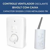 Kit Controle Ventilador Oscilante Bivolt Caixa + Capacitor Kit Controle Ventilador Oscilante Bivolt Caixa + Capacitor
