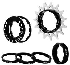 Kit Conversão Cog Single Speed 16 Dentes Preto Do Grau Gta