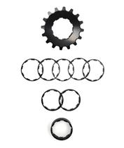 Kit Conversão Single Speed Cog 16d Aço Preto Absolute Brutus