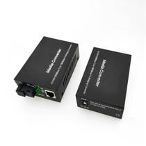 Kit Conversor de Fibra Optica para RJ45 - Exbom Kit Conversor de Fibra Optica para RJ45 - Exbom
