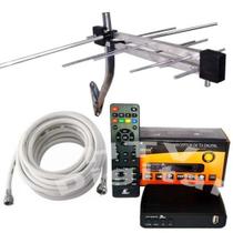 Kit conversor digital hd antena externa de uhf e kit cabo - IMAGEVOX MINI