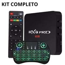 Kit Conversor digital Tv Smart 4K 5G SMARTPRO + Mini Teclado sem fio