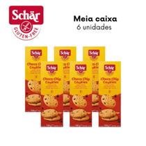 KIT Cookie choco chip Dr. Schar 100g - Caixa com 6 unidades