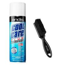 kit Cool Care Spray Andis Plus 439g + Escovinha de Limpeza