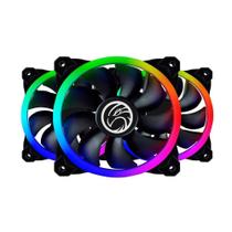 Kit Cooler FAN com 3 Unidades Brazil PC, RGB - BPC-KSLIM1250-ARGB