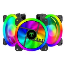 Kit Cooler FAN com 3 Unidades T-Dagger 120x25mm RGB T-TGF513