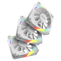 Kit Cooler Fan Para Gabinete 3Un Sangue Frio 3 Argb White Ghost Reverse 120Mm Pcyes