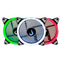 Kit Cooler Fan Rise Mode Led 3 Fans RGB 120mm RM-FN-02-RGB