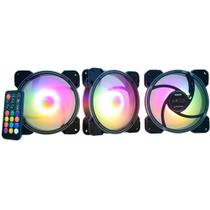 Kit cooler kmex akaae1 argb c 3 fans 120x120x25mm + controle remoto akaae13xarp6b0x Kit cooler kmex akaae1 argb c 3 fans 120x120x25mm + controle remoto akaae13xarp6b0x