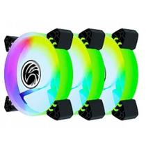 Kit Cooler P/ Gabinete 12x12 Brazilpc Bpc-kcl-slim-argb-3 Rgb/hub/cont