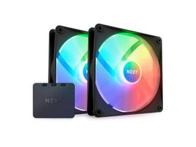 Kit Cooler P/ Gabinete NZXT F140 RGB Core 2X 140MM Preto - RF-C14DF-B1