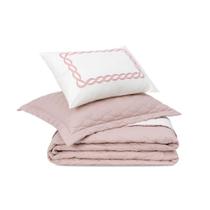 Kit Coordenado Cobreleito Queen Lavive Francis 5Pçs Ros Kit Coordenado Cobreleito Queen Lavive Francis 5Pçs Ros