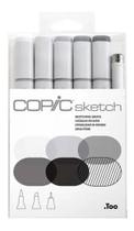 Kit Copic Sketch Original Com 6 Canetas - Sketching Grays