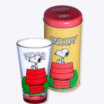 Kit Copo 500 ml com Cofre Snoopy