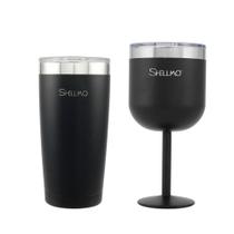 Kit Copo 600ML + Taça 530ML Kit Copo 600ML + Taça 530ML