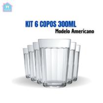 Kit Copo americano 300ml 6 unidades Nadir Figueiredo