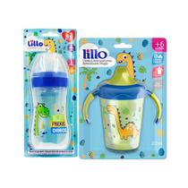 Kit Copo Caneca Antivazamento Aprendizado 207ml Magia Lillo mais Mamadeira Bebê 300ml Evolution Kit Copo Caneca Antivazamento Aprendizado 207ml Magia Lillo mais Mamadeira Bebê 300ml Evolution