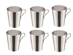 Kit Copo de Alumínio Reforçado P/ Escola Continental 06 Unid Kit Copo de Alumínio Reforçado P/ Escola Continental 06 Unid