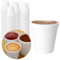 Kit Copo De Isopor 180ml Café e Bebidas Quentes 200 Un Kit Copo De Isopor 180ml Café e Bebidas Quentes 200 Un