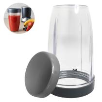 Kit Copo de Substituição 700ml com Tampa Simples Compatível com Nutribullet Select