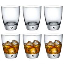 Kit Copo de Vidro 6pçs Bormioli Rocco Luna 350ml Copo Whisky Original Itália