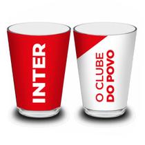 kit Copo Dose Iron BrasFoot Vidro 2 Unidades 360 Licenciado Internacional 55ml Branco